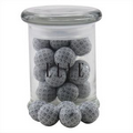 Abbot Glass Jar w/ Chocolate Golf Balls